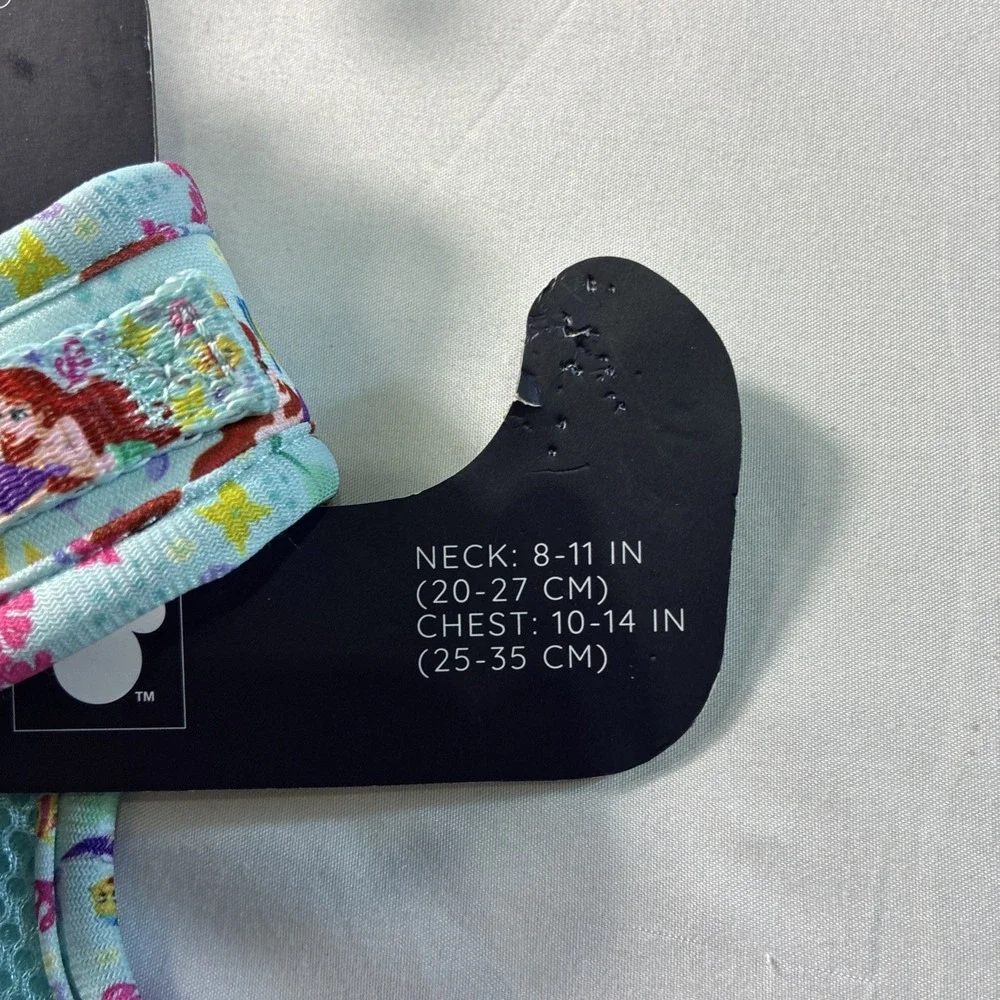 Sassy Wolf Soft Adjustable Dog Harness Disney Little Mermaid Design Size XXS New
